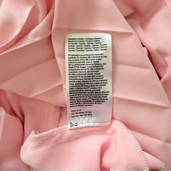 Amur Kamari Pleated Halterneck Maxi Dress in Rosewater Pink Size 4 - Picture 10 of 12